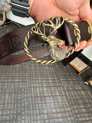 Torta pounder leather Belt