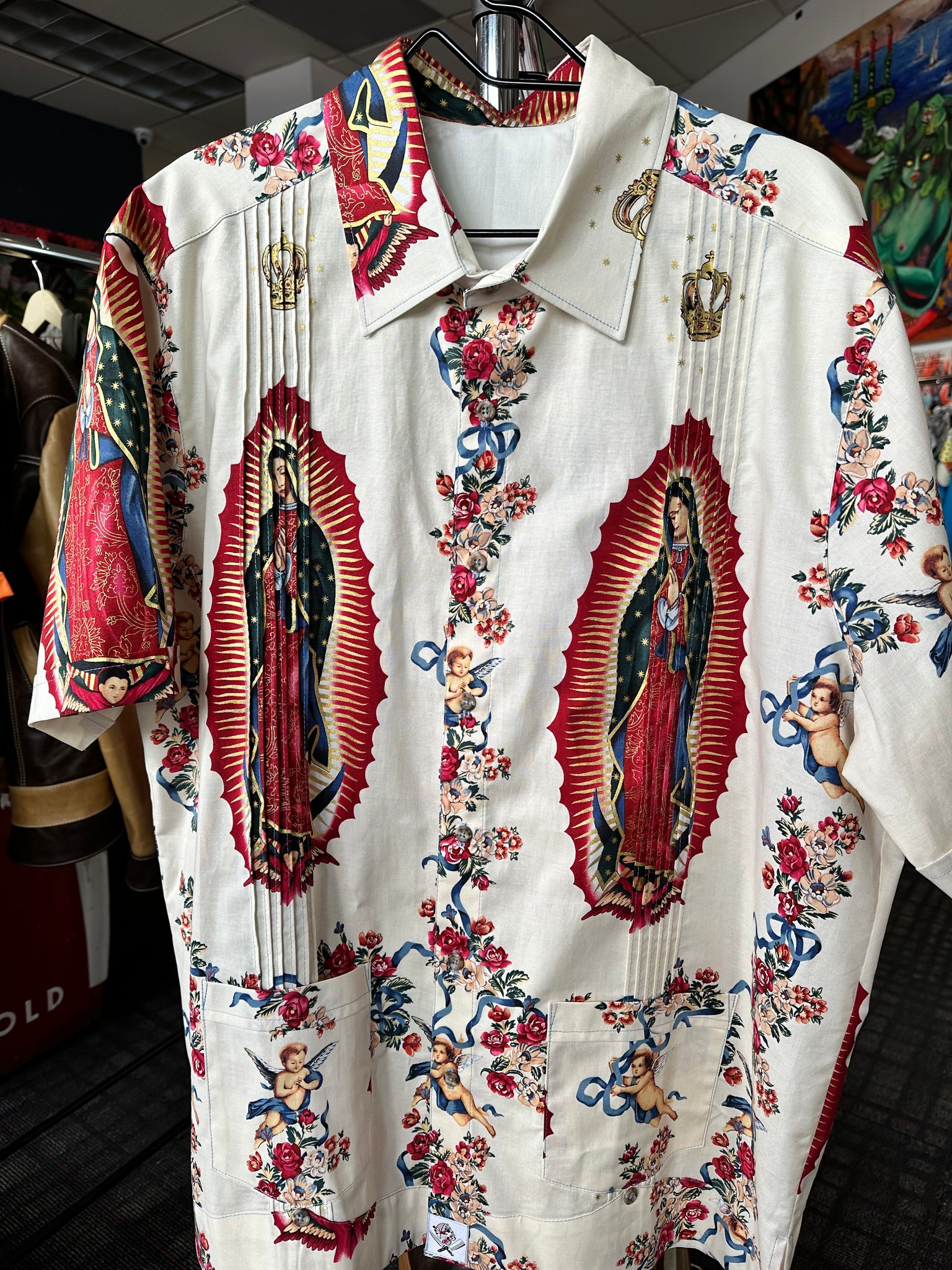 Virgin de Guadalupe Guayabera