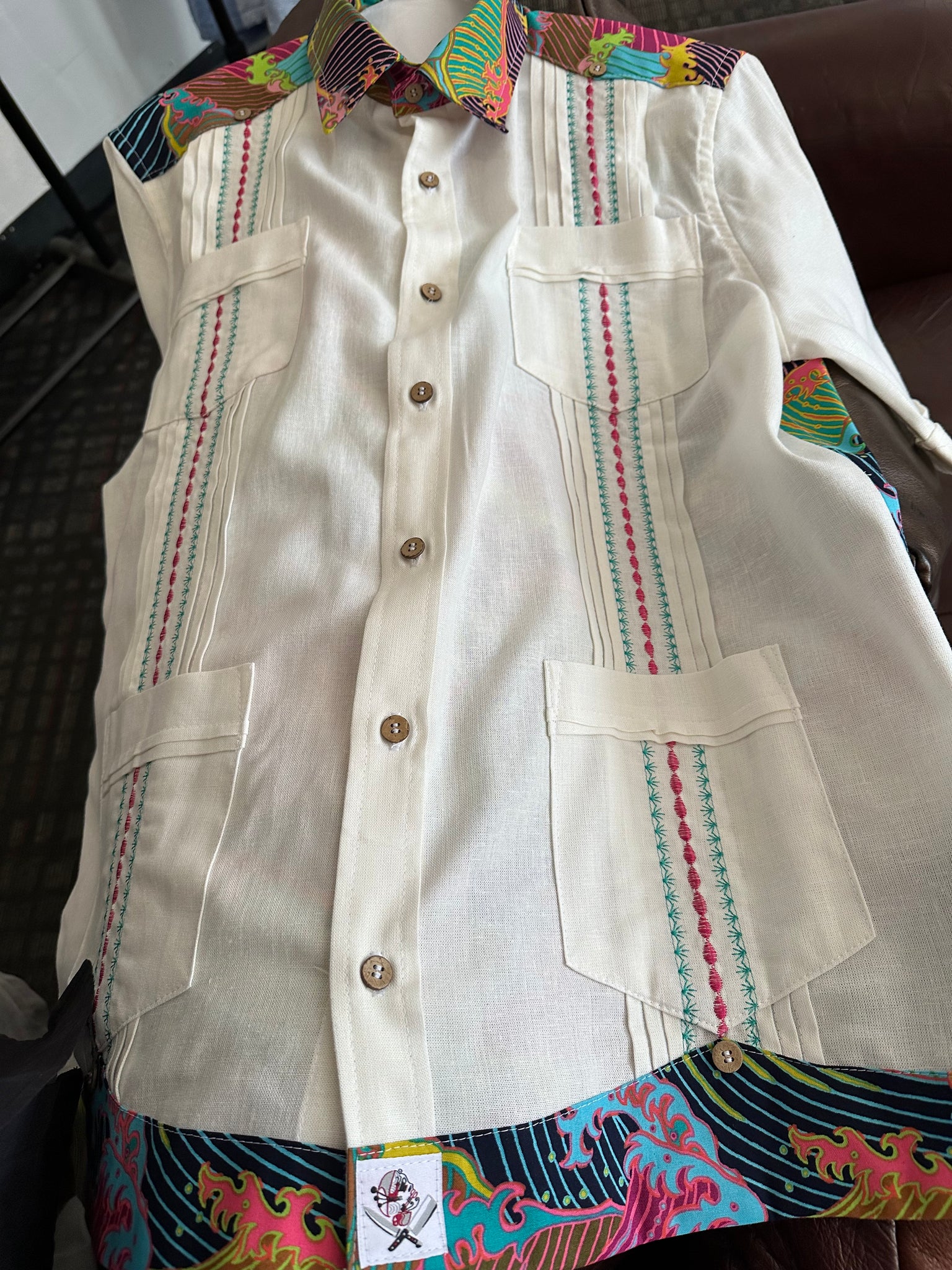 Ocean breeze guayabera