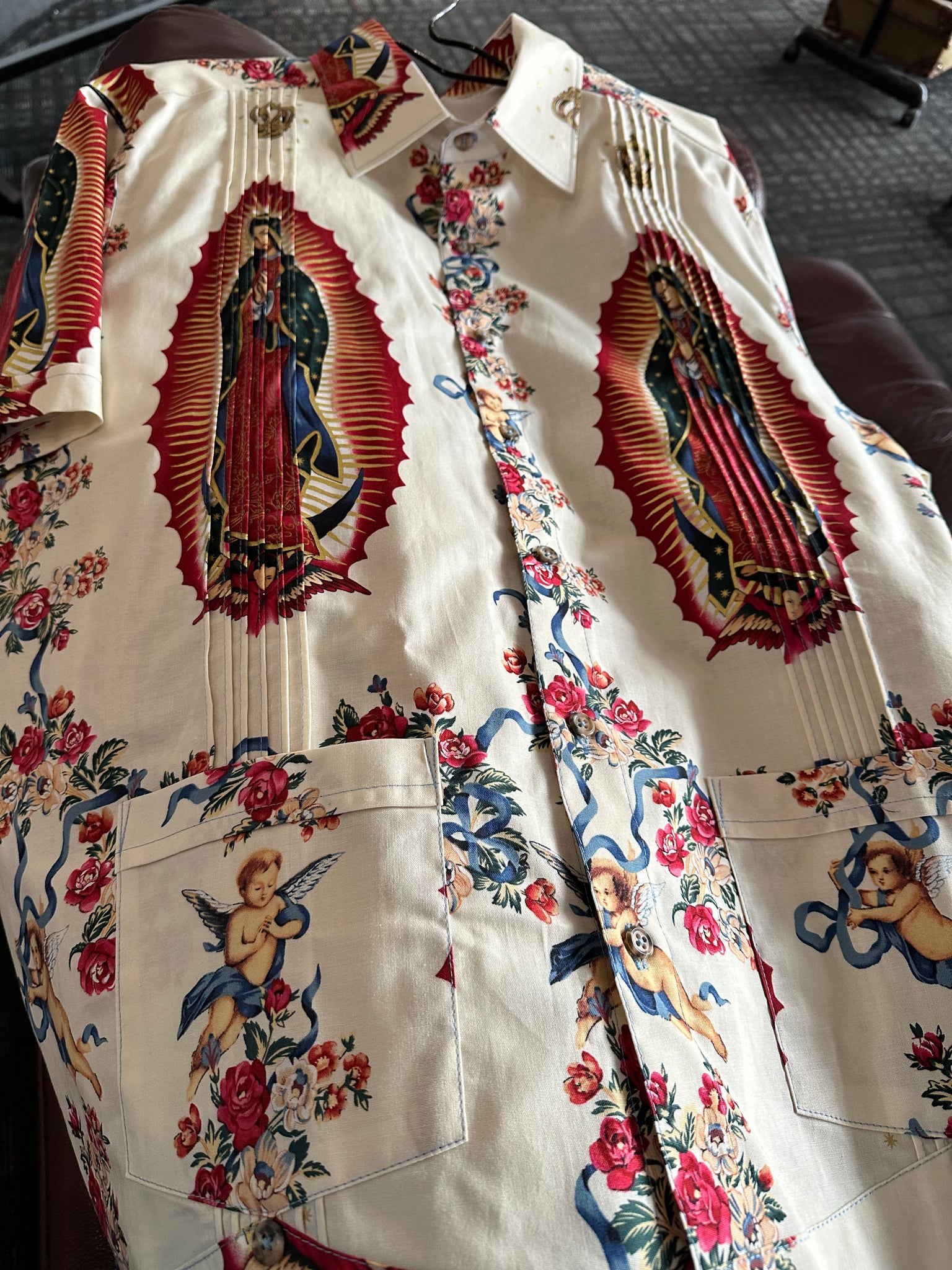 Virgin de Guadalupe Guayabera