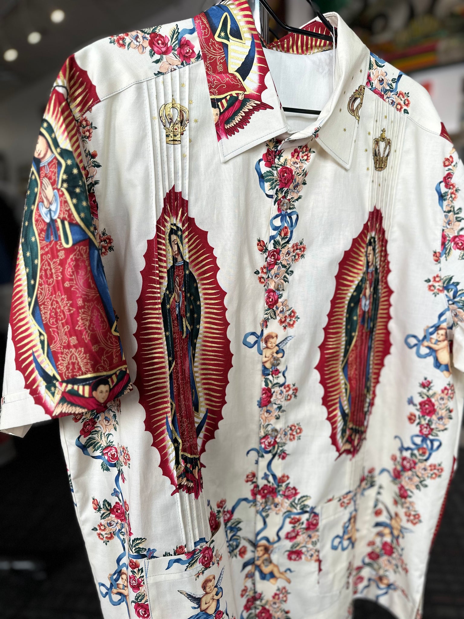 Virgin de Guadalupe Guayabera