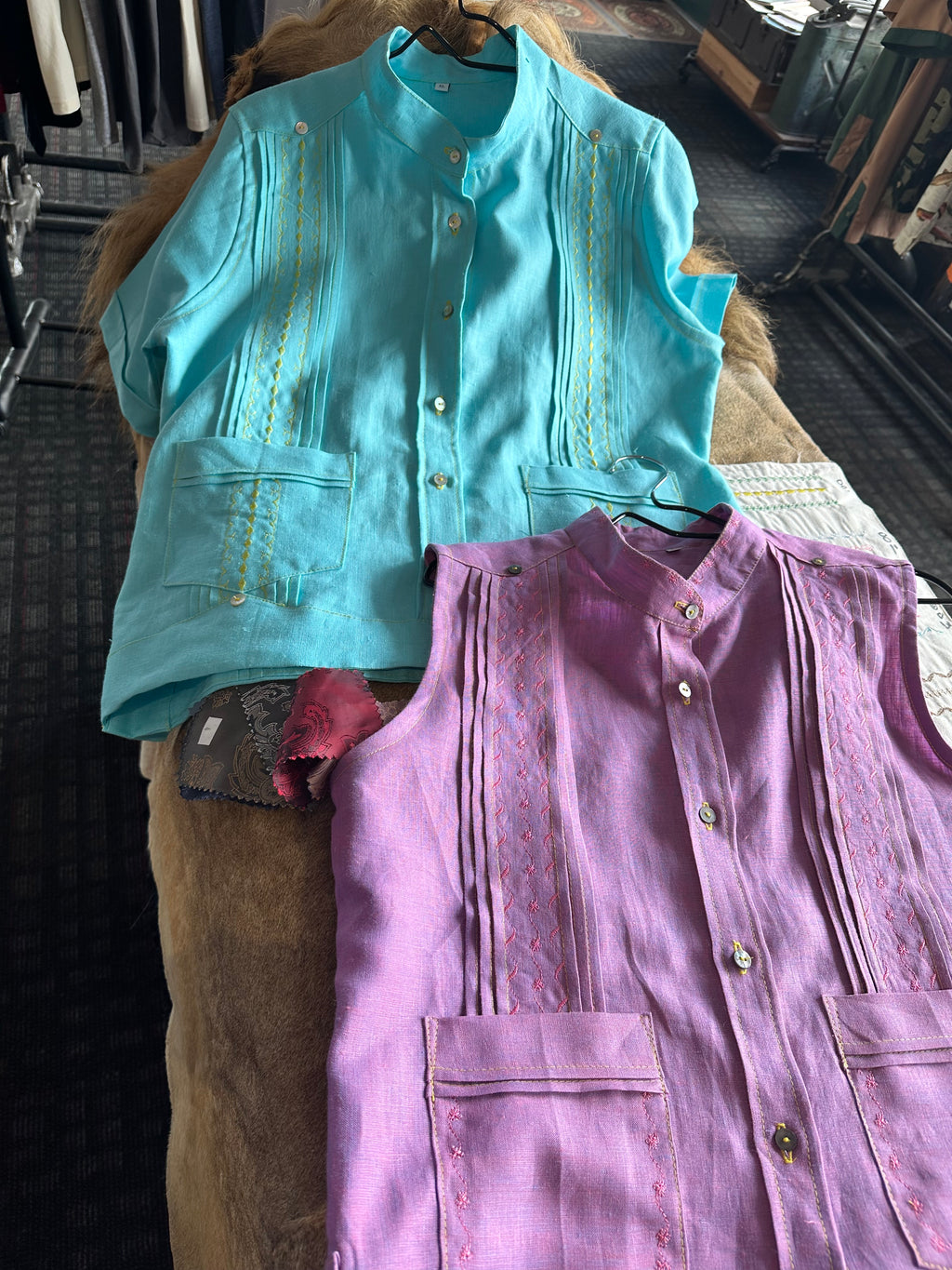Women’s linen guayaberas
