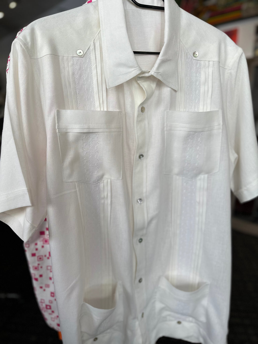 Grandfathers guayabera linen