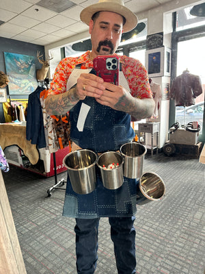 Oyster shucking apron kit