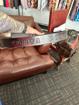 Torta pounder leather Belt