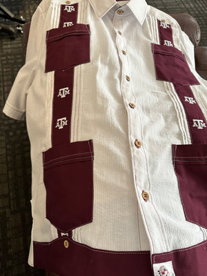 Texas aTm guayabera