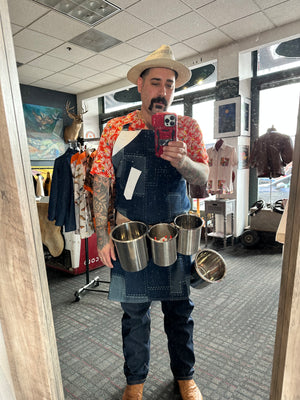Oyster shucking apron kit