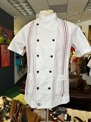 Guayabera chef coats (solid colors)