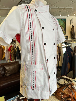 Guayabera chef coats (solid colors)