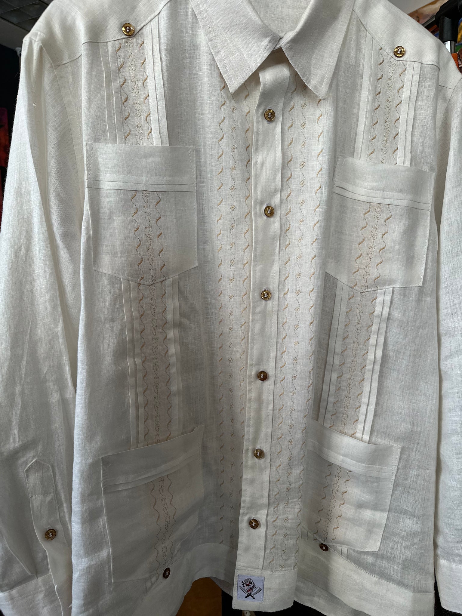 El Jefe de Jefes linen guayabera