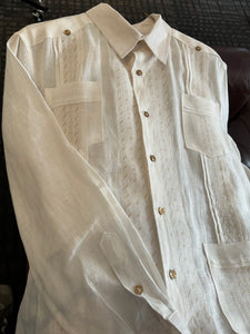 El Jefe de Jefes linen guayabera