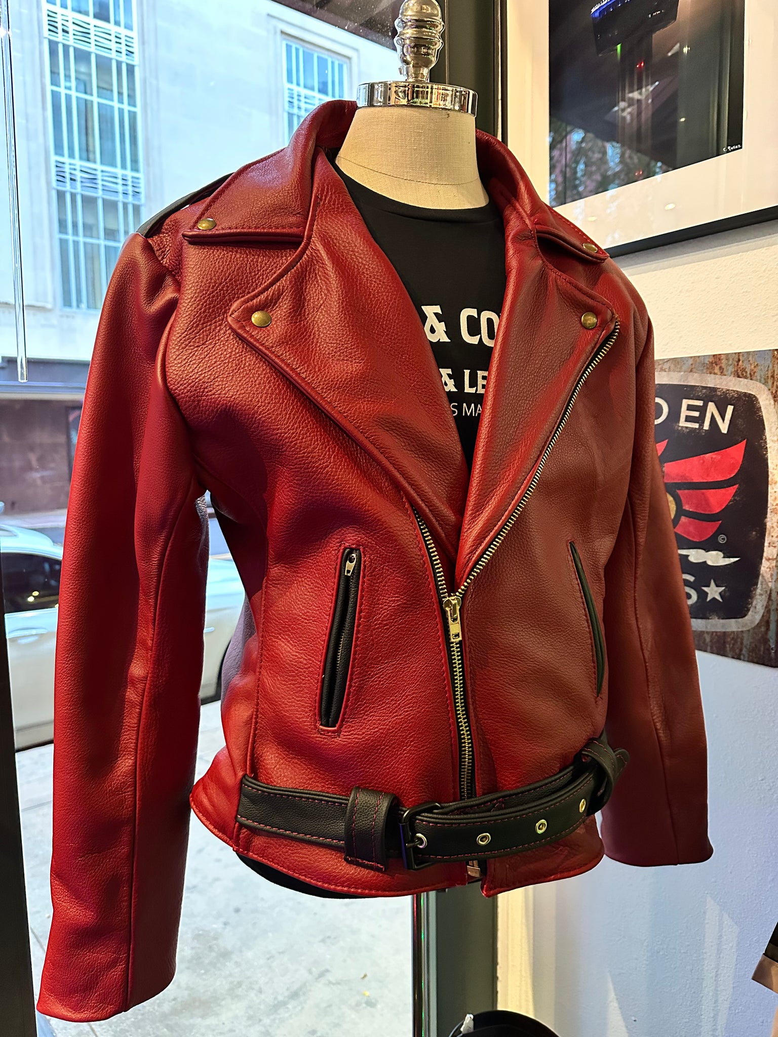 Classic biker jacket