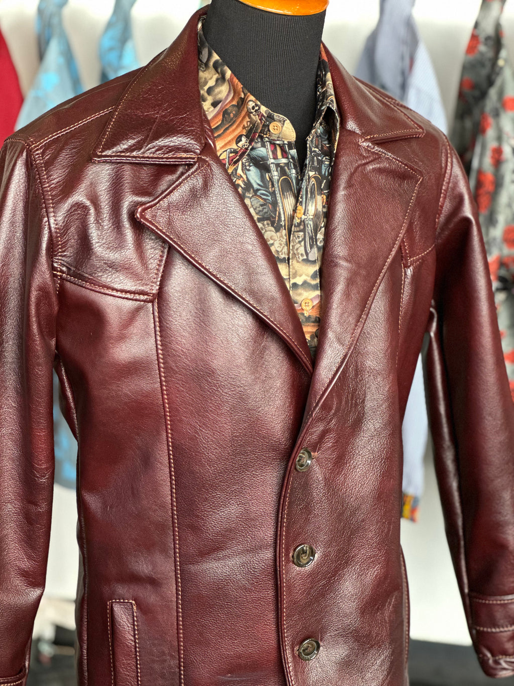 The hit man leather jacket