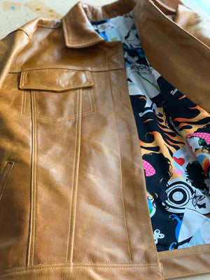 “Don Palermo” leather jacket