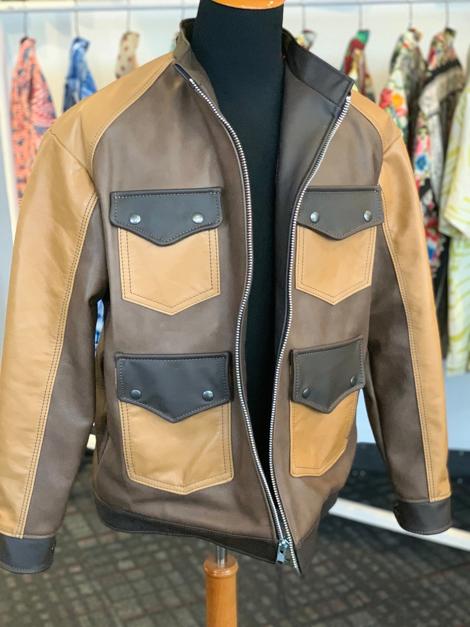 The explorer leather jacket