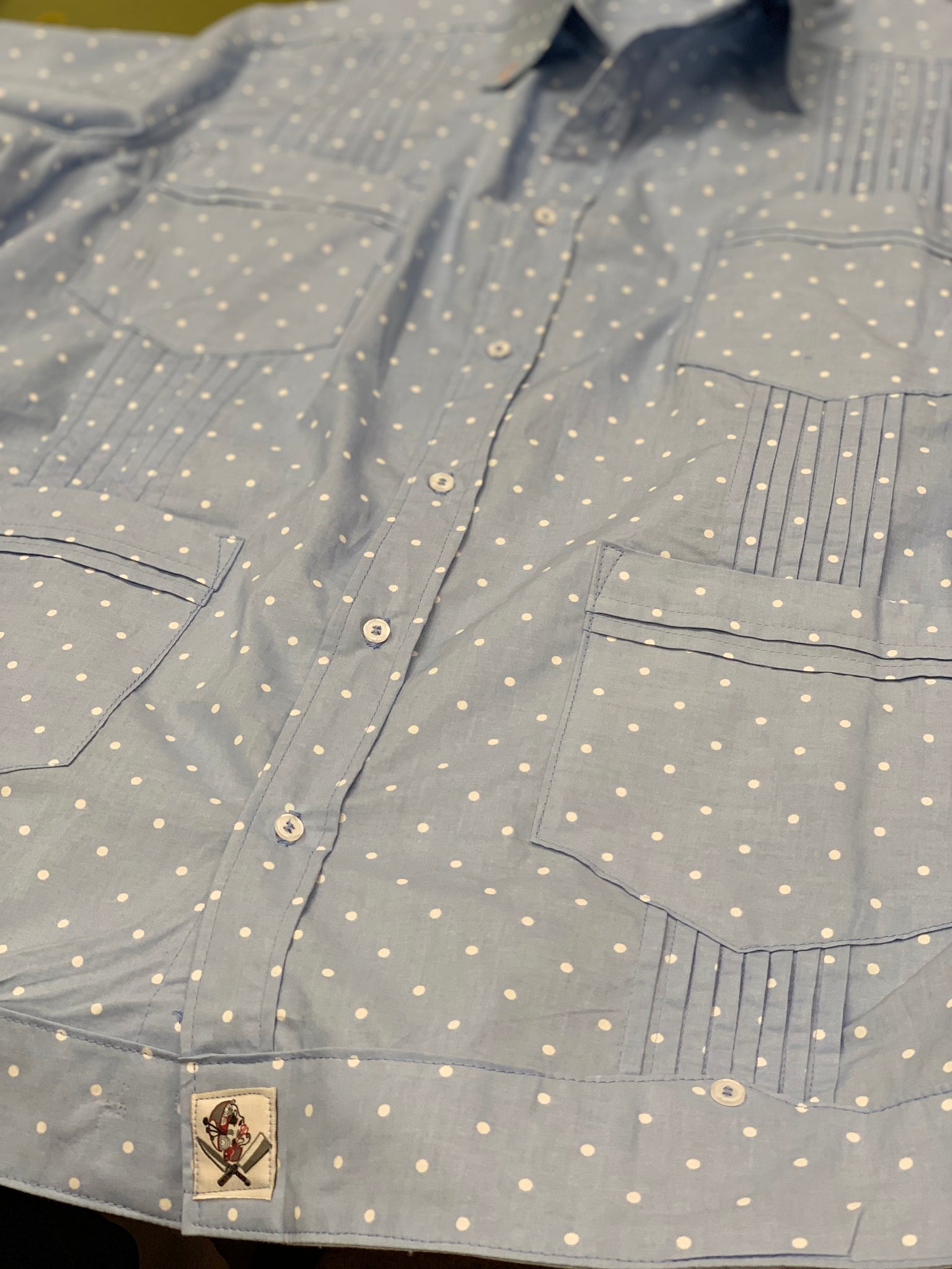 Polka dot dreams guayabera