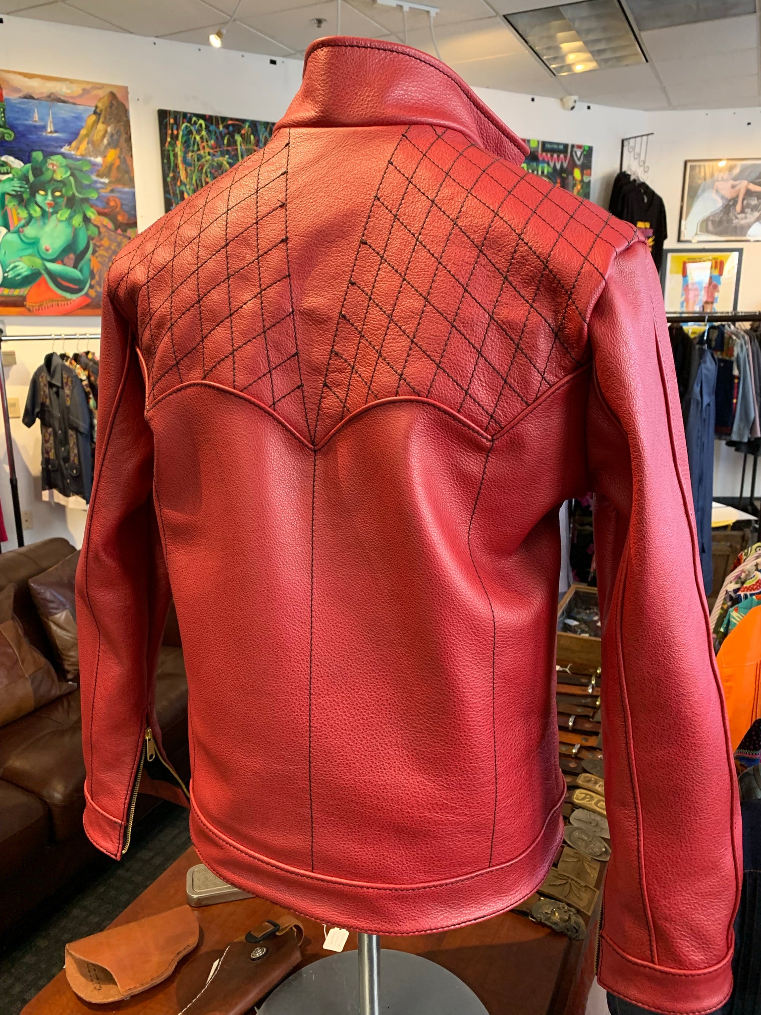 “Omertà” leather jacket