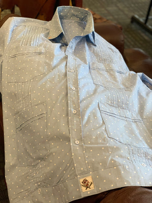 Polka dot dreams guayabera