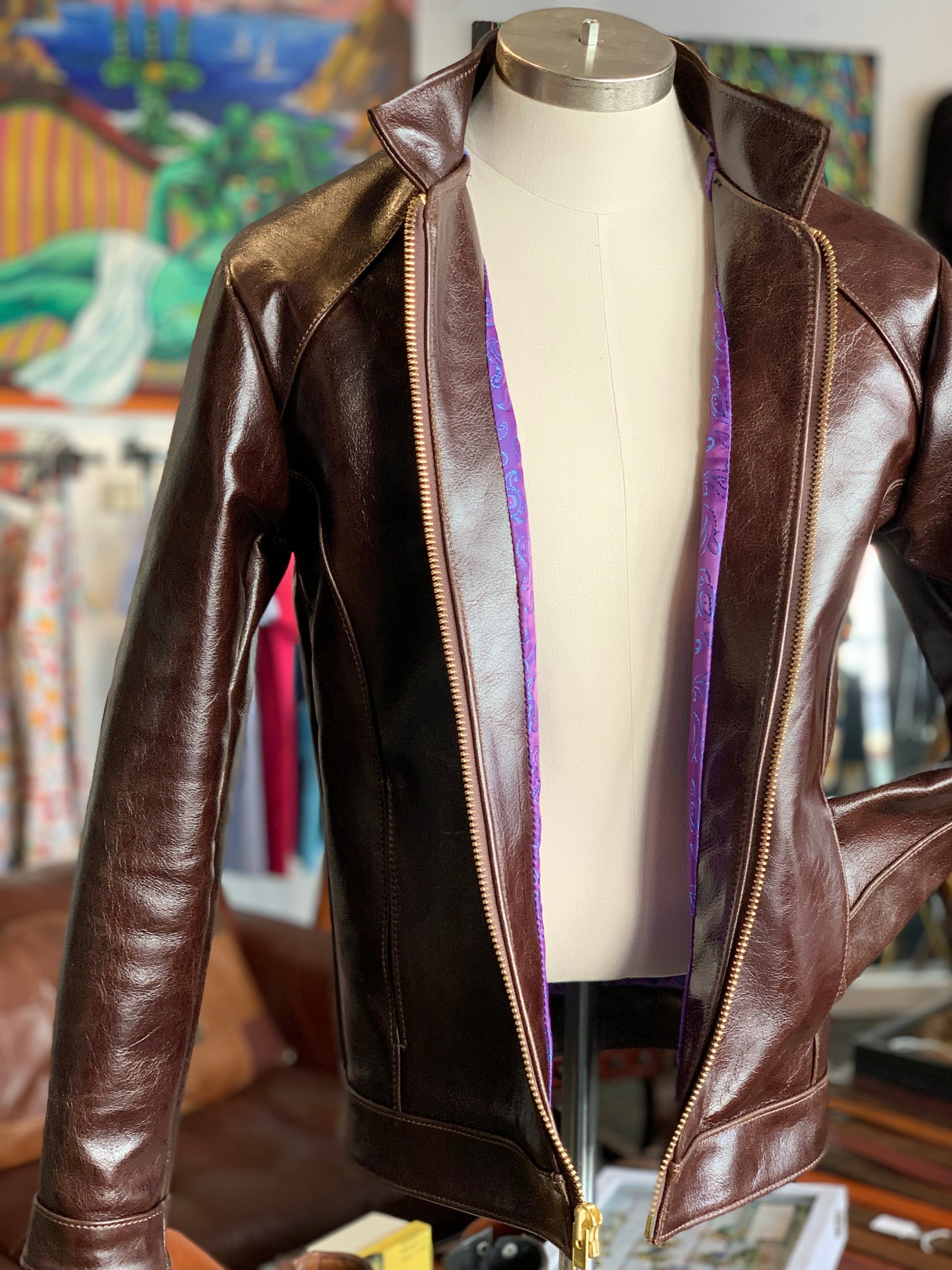 The executive leather jacket