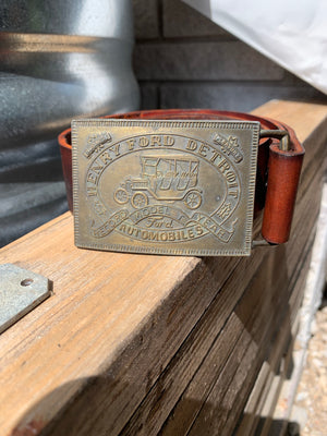 Henry Ford brass belt