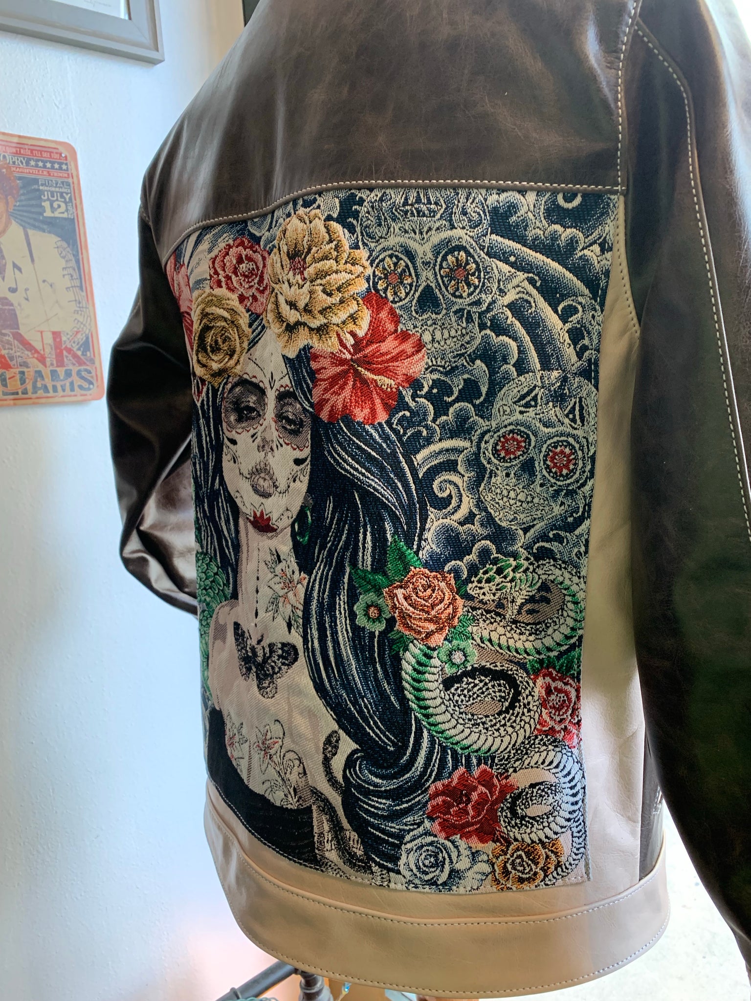 The snake charmer leather jacket
