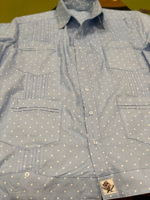 Polka dot dreams guayabera