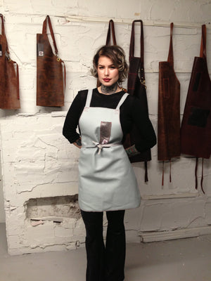 Leather female apron