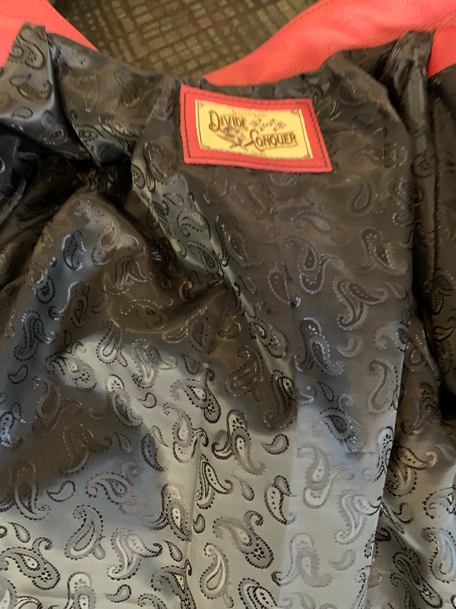 “Omertà” leather jacket