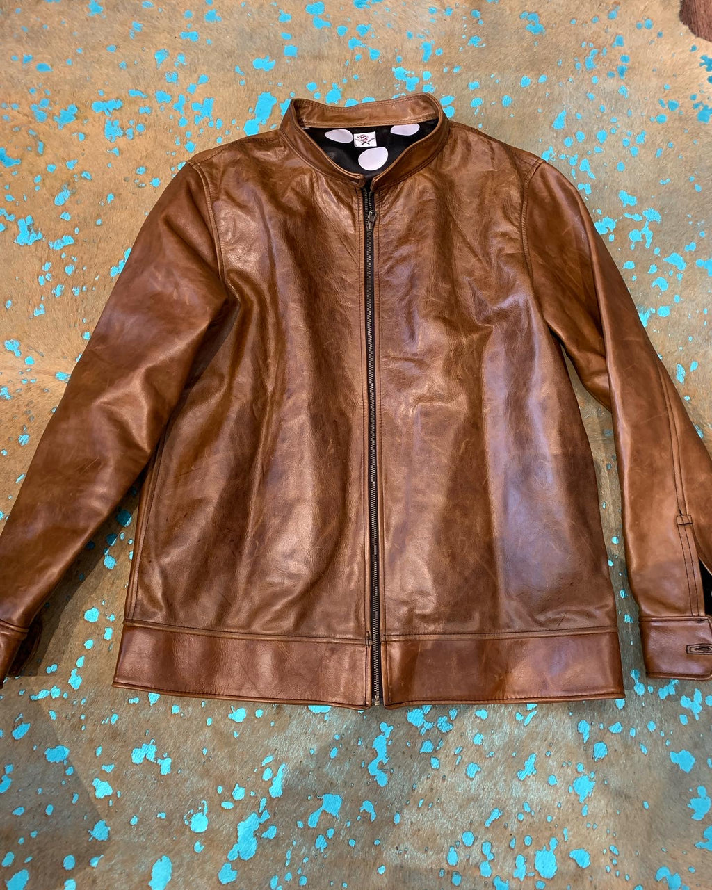The polka dot King leather jacket