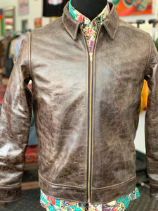 “The getaway driver” leather jacket